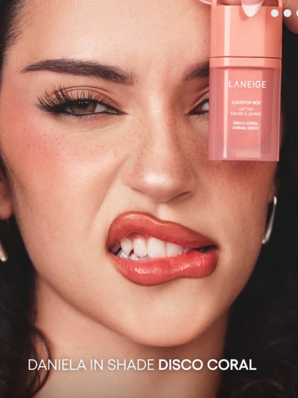 LANEIGE Juicepop Box Lip Tint - DISCO CORAL. BNIB 💥NEW x katseye